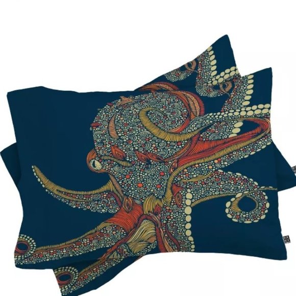 🐙 Octopus Duvet Set-Queen by Valentina Ramos - Picture 3 of 8